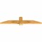Ekena Millwork Eugene Rough Sawn Timber Gable Bracket, Western Red Cedar, 48"W x 10"H x 2"D x 4"F, 5/12 Pitch GBW048X10X0204EUG00RWR - alternate 2